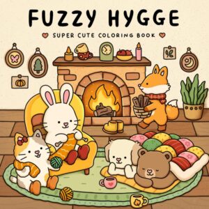 Flauschiges Hygge: Ein niedliches und gemütliches Malbuch für Erwachsene