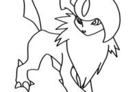 Ausmalbild absol