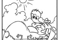 Ausmalbild alfred jodocus kwak spielt mit frosch