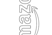 Ausmalbild amazon logo