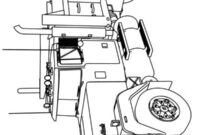 Ausmalbild amerikanischer lkw