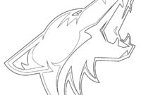 Ausmalbild arizona coyotes