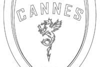 Ausmalbild as cannes