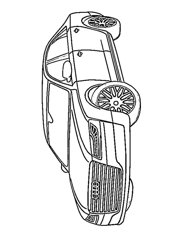 Ausmalbild audi a8