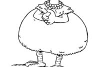 Ausmalbild babs chicken run