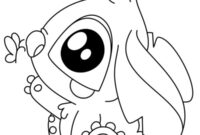 Ausmalbild baby stitch