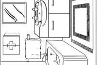 Ausmalbild badezimmer
