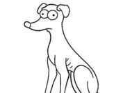 Ausmalbild bart simpson