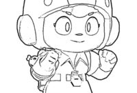 Ausmalbild bea brawl stars
