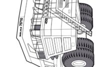 Ausmalbild belaz 75710