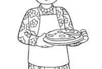 Ausmalbild bella lasagne