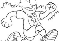 Ausmalbild bert joggt