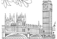 Ausmalbild big ben