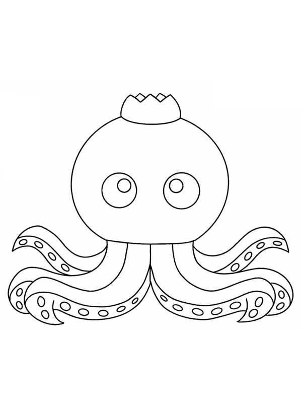 Ausmalbild blueberrinni octopussini
