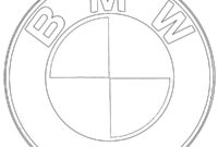 Ausmalbild bmw logo