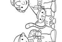 Ausmalbild bob der baumeister wendy und kuschel