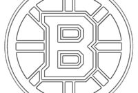 Ausmalbild boston bruins
