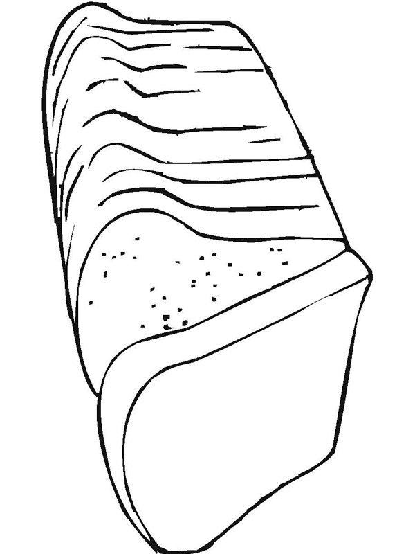 Ausmalbild brot