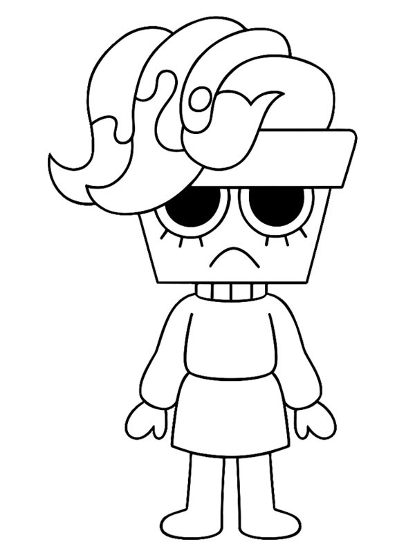 Ausmalbild brusha dandys world