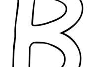 Ausmalbild buchstabe b