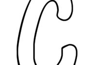 Ausmalbild buchstabe c