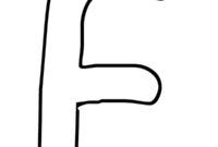 Ausmalbild buchstabe f