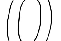 Ausmalbild buchstabe o