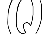 Ausmalbild buchstabe q