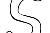 Ausmalbild buchstabe s