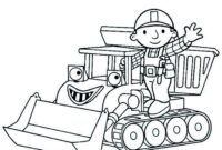 Ausmalbild buddel und bob der baumeister