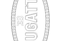 Ausmalbild bugatti logo