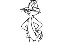 Ausmalbild bugs bunny