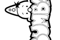 Ausmalbild bumba logo