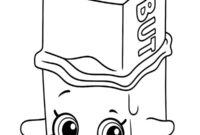 Ausmalbild buttercup shopkins