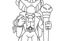 Ausmalbild byron brawl stars