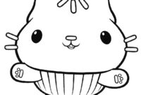 Ausmalbild cakey cat