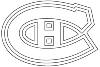 Ausmalbild canadiens de montreal