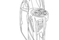 Ausmalbild chevrolet corvette stingray 2024