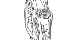 Ausmalbild chevrolet corvette z06
