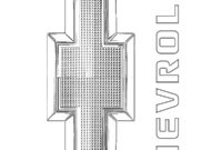 Ausmalbild chevrolet logo