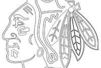 Ausmalbild chicago blackhawks