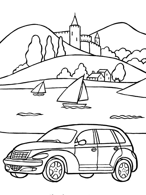 Ausmalbild chrysler pt cruiser