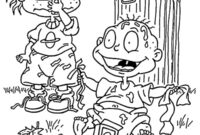 Ausmalbild chuckie und tommy pickles
