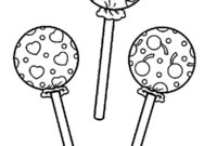 Ausmalbild chupa chups