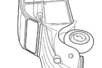 Ausmalbild citroen 2cv