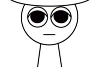 Ausmalbild clukr incredibox sprunki