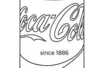 Ausmalbild coca cola dose