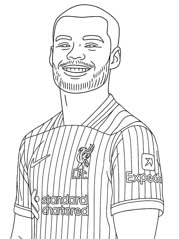 Ausmalbild cody gakpo