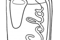 Ausmalbild cola kann