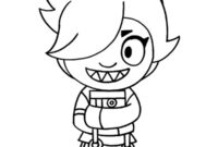 Ausmalbild colette brawl stars